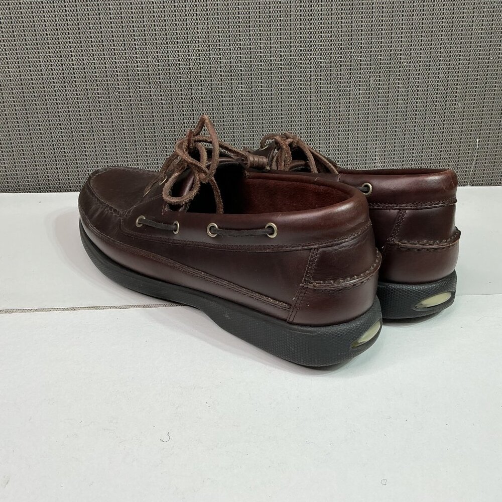 G.H. Bass & Co. Harry II Mens Brown Leather Boat Shoes 12M Rubber Sole - Picture 7 of 8